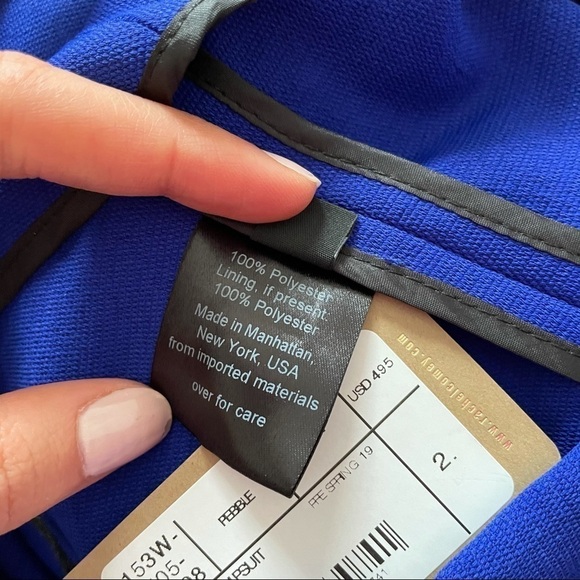 NWT Rachel Comey Alcott Jumpsuit in Klein Blue 2 - Picture 9 of 9